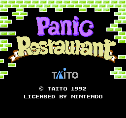 Panic Restaurant screenshot 3 for NES